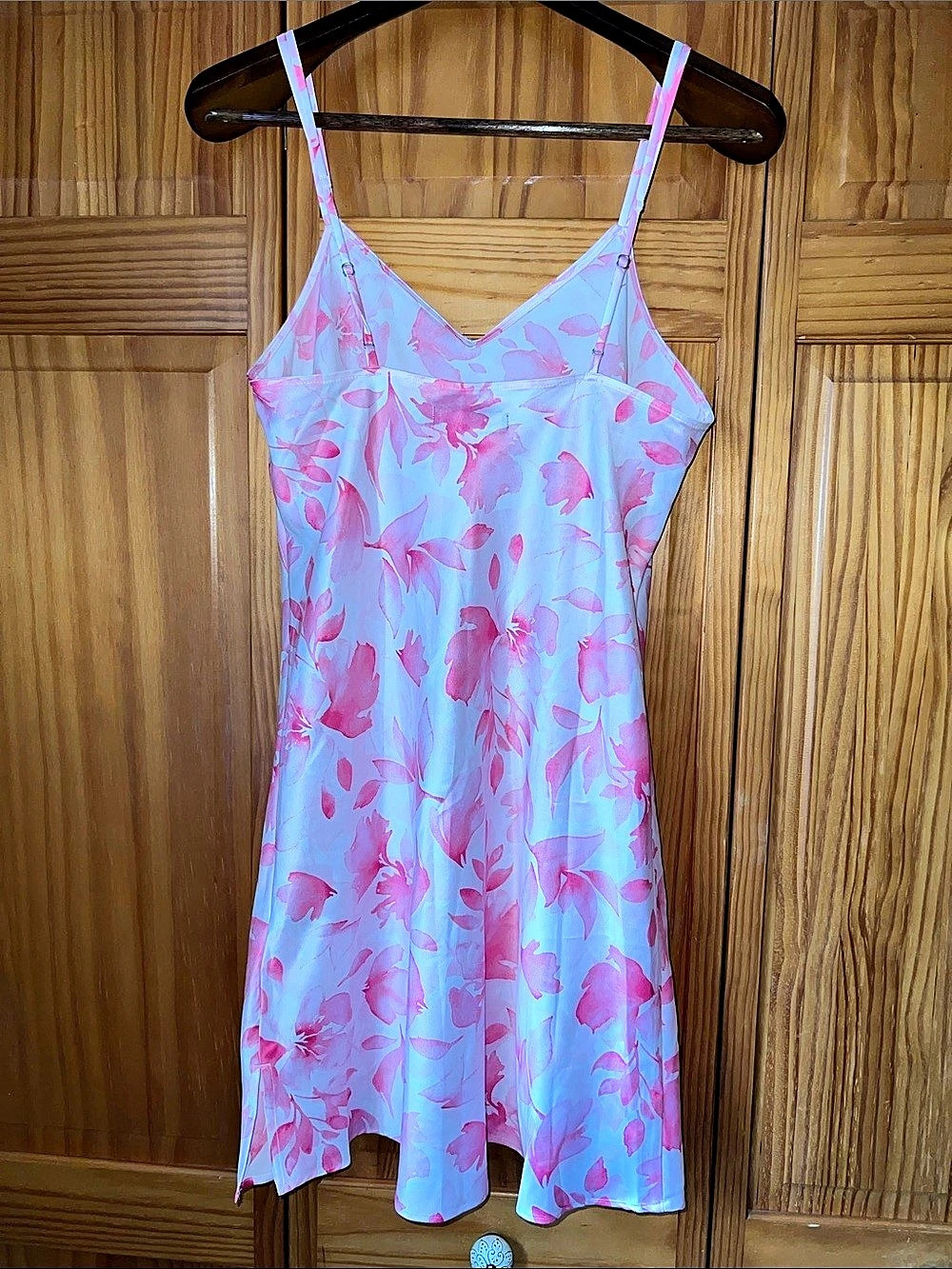 Woman’s Lauren Ralph Lauren Floral Slip Dress in Pink & Blue Size Small Like New